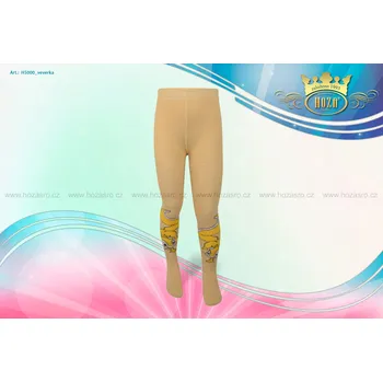 Hoza Dětské punčochové kalhoty - veverka - H5000-n8 Barva: světlá hnědá, Velikost: 104-110 cm / 3-4 roky