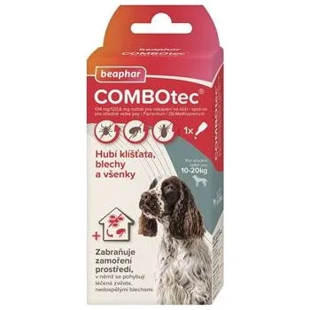 Antiparazitikum pro psa Combotec 134/120,6mg Spot-on pro střední psy 1x1,34ml