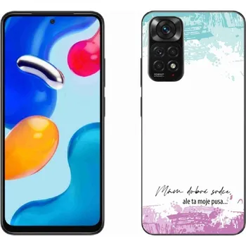 Pouzdro na mobilní telefon Gelový kryt mmCase na Xiaomi Redmi Note 11S 4G - vtipný text 3 bílé pozadí