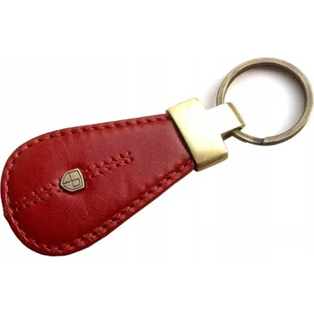 Ledvinka Červená kožená klíčenka - Peterson