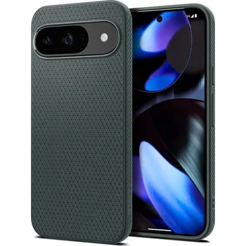 Pouzdro na mobilní telefon Kryt na mobil Spigen Liquid Air Abyss Green Google Pixel 9 Pro/Pixel 9