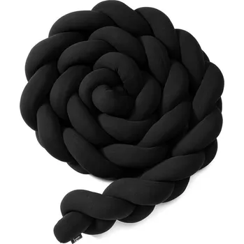 Dětská postýlka Mantinel do postýlky Eseco Pletený mantinel 360 cm, black