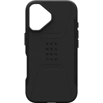 Pouzdro na mobilní telefon Kryt na mobil UAG Civilian Magsafe Black iPhone 16