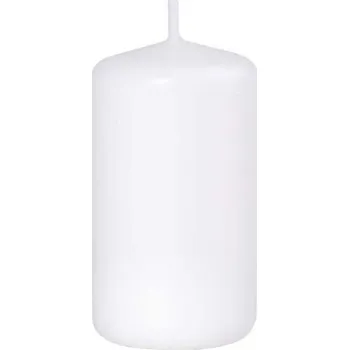 Svíčka Emocio válcová svíčka bílá 60x110 mm