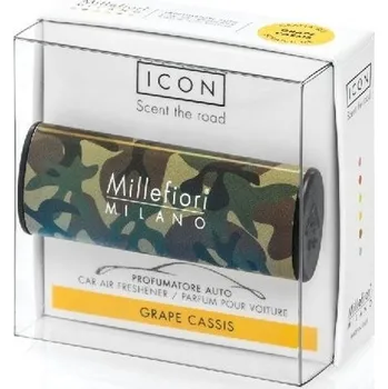Vůně do auta Millefiori Icon Animalier vůně do auta Grape Cassis (Hrozny a černý rybíz)
