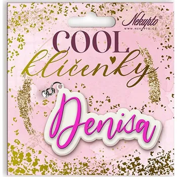 Nekupto Dárková klíčenka se jménem Denisa