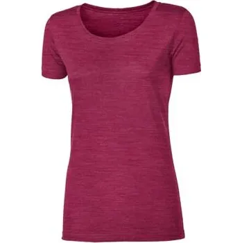 MERINO ORIGINAL dámské triko vínový melír XXL