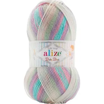 Galanterie Příze Alize Baby Best Batik 7936