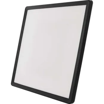 LED panel LED přisazené svítidlo FLORI čtvercové, černé, 18W, neutrální bílá