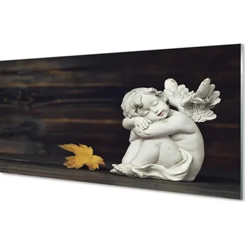 Obraz Obraz na skle Spací angel listy board 125x50 cm 2 Přívěsky