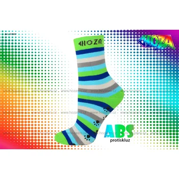 Chlapecké oblečení Dětské ponožky HOZA THERMO Froté - ABS ťapky - H7007 Barva: Zelená, Velikost: 19-22