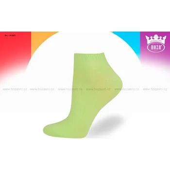 Hoza Dětské kotníkové ponožky - H1001 od 35kč Barva: pistáciová, Velikost: 23-26