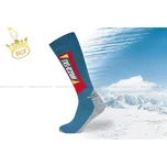 Pánské HOZA SKI -od 99kč zimní lyžařské podkolenky - H205-A Barva: modrá s červenou, Velikost: 43-46