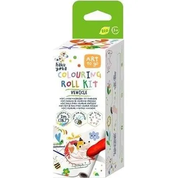 Set školních potřeb Mini zestaw do kolorowania - Pojazdy