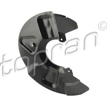 Brzdový kotouč Ochranný plech proti rozstřikování, brzdový kotouč TOPRAN 117 956