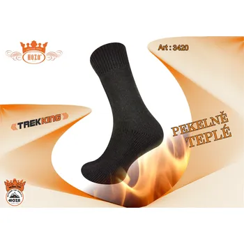 Pánské ponožky Hoza H3420-Vlněné ponožky - H3420 od 159kč Barva: černá, Velikost: 35-38