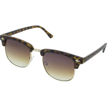 Sluneční brýle Sluneční brýle OEM Sluneční brýle polorámové Bound žíháné hnědé obroučky hnědá skla