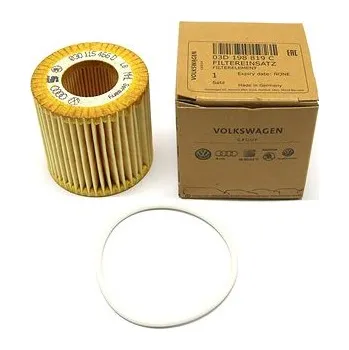 Olejový filtr ŠKODA Nástavec filtru s těsněním 03D198819C, originál
