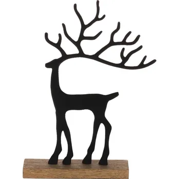 Vánoční dekorace Eglo Baliguian 427122 jelen 18,5 x 5 x 25,5 cm černý/hnědý
