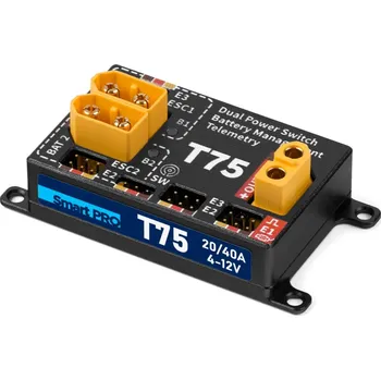 RC vybavení KAVAN Smart PRO T75 Přepínač 2 aku s expandérem telemetrie