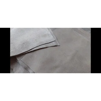 Vložka do bot Kůže pro rozměr 26x30cm - č.15 - šedobéžová broušená (Čalounická kůže na stélky)