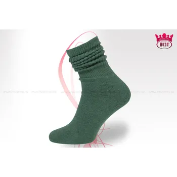 Dámské ponožky Dámské ponožky HOZA Aerobic - H005 Barva: Zelená, Velikost: 25-27