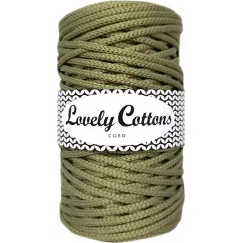 Příze Polyesterová šňůra Lovely Cottons 5mm - Olivová