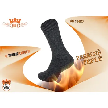 Pánské ponožky Hoza H3420-Vlněné ponožky - H3420 od 159kč Barva: antracit, Velikost: 35-38