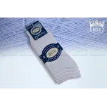 Hoza Pánské ponožky hladké, 100% bavlna - bílé - H011-C Barva: Balíček bílý 5párů, Velikost: 43-46