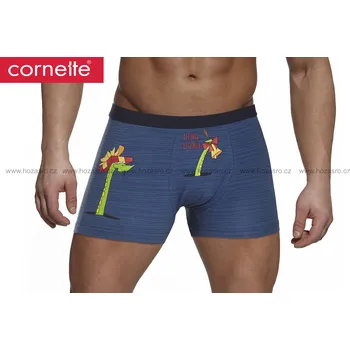 Pánské spodní prádlo Hoza Boxerky Cornette Vánoční - Ding Dong - VANOCE-00711 Barva: jeans, Velikost: XXL