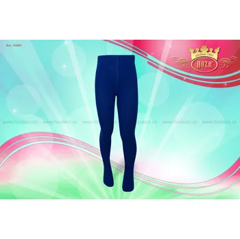 Dětské punčochové kalhoty HOZA - jednobarevné - H5001 Barva: tmavá modrá, Velikost: 58-62 cm / 0-3 měsíce