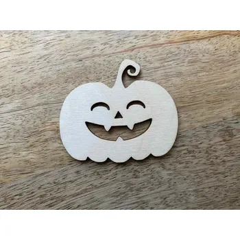 Dřevěná dýně - 5,5 x 5 cm