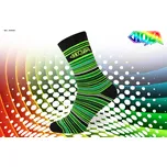 Hoza Pánské THERMO ponožky s froté - proužky od 99kč - H3416 Barva: zelená černá, Velikost: 39-42