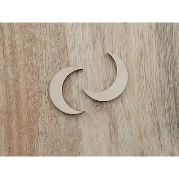 Dřevěný měsíc - 3,5 cm