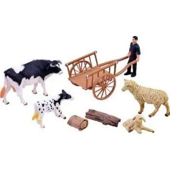 Figurka FunToys: Malované zvířátka s ohradou B