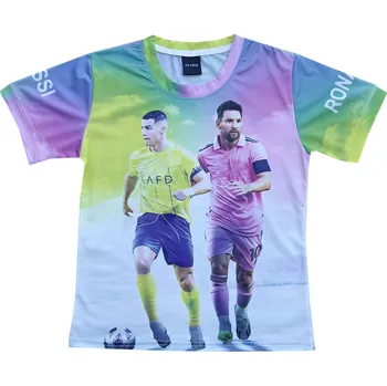 Numberoplus Dětské fotbalové tričko - Messi vs Ronaldo Star Velikost: 13 let (vel.152)