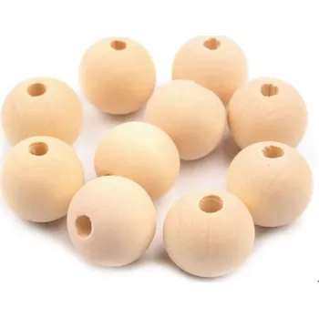 Dětské navlékací korálky Dřevěný korálek - 16mm