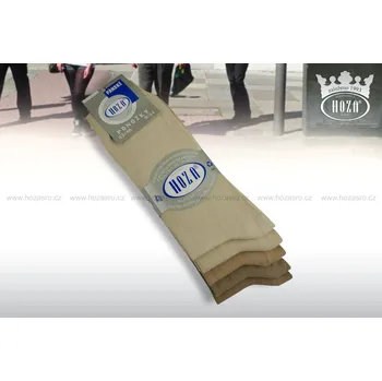 Pánské ponožky Hoza Pánské ponožky s elastanem - hnědý mix - H015-A Barva: Balíček hnědý 5párů, Velikost: 39-42