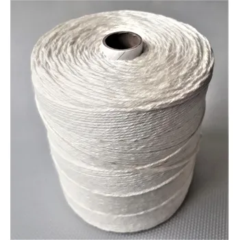 Obalový materiál Řeznický motouz č. 10 - 500g, bílý, 100% LEN, tolerance návinu +- 10%