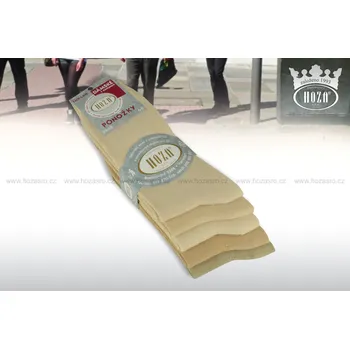 Dámské ponožky Hoza Dámské ponožky s elastanem - hnědý mix - H003-A Barva: Balíček hnědý 5párů, Velikost: 35-38