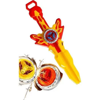 Dětská zbraň Detský meč so spinnerom - žlutý