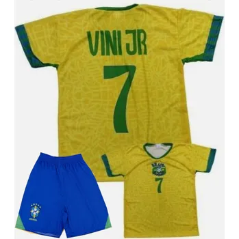 FOTBALOVÝ KOMPLET BRAZILIE VINI JR Velikost: 122 (5-6 roky)