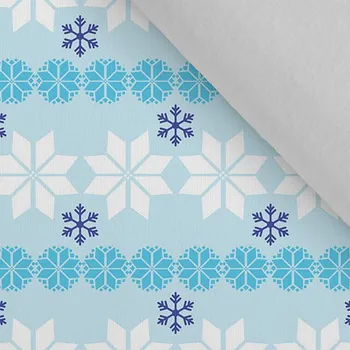 Počesaná teplákovina Takoy 250g vánoční vzor