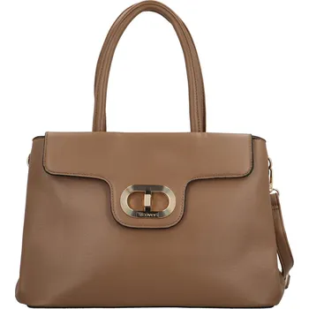 Kabelka Dámská kabelka do ruky tmavě béžová - Coveri Vedraxi béžová