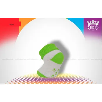 Kojenecké oblečení Hoza Kojenecké ponožky froté - ABS - H242 Barva: Zelená, Velikost: 0-6 měsíců