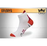 Hoza Kotníčkové funkční sportovní ponožky - H3014 Barva: oranžová červená, Velikost: 43-46