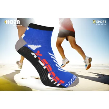 Pánské ponožky Kotníčkové ponožky HOZA proti plísni a zápachu od 99kč - H3024-S Barva: černá, Velikost: 43-46