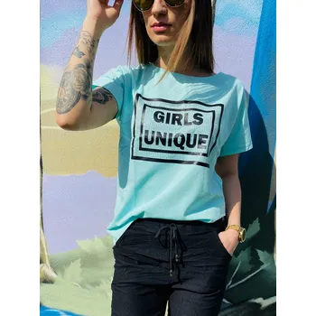 Dámské tričko Dámské triko MFY GIRLS UNIQUE modré, VELIKOST UNI ( S, M , L )