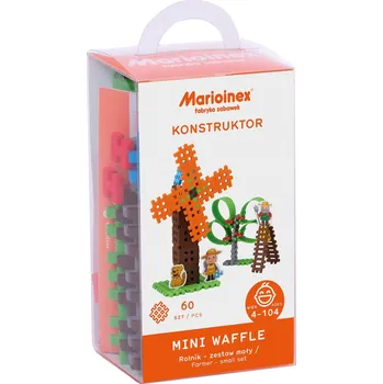 Díl pro stavebnice Stavebnice Mini Waffle Farmář 60 ks