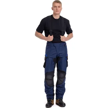 Moto kalhoty Pánské textilní motocykové kalhoty Yamaha ADVENTURE ULLOA modré Velikost: 3XL